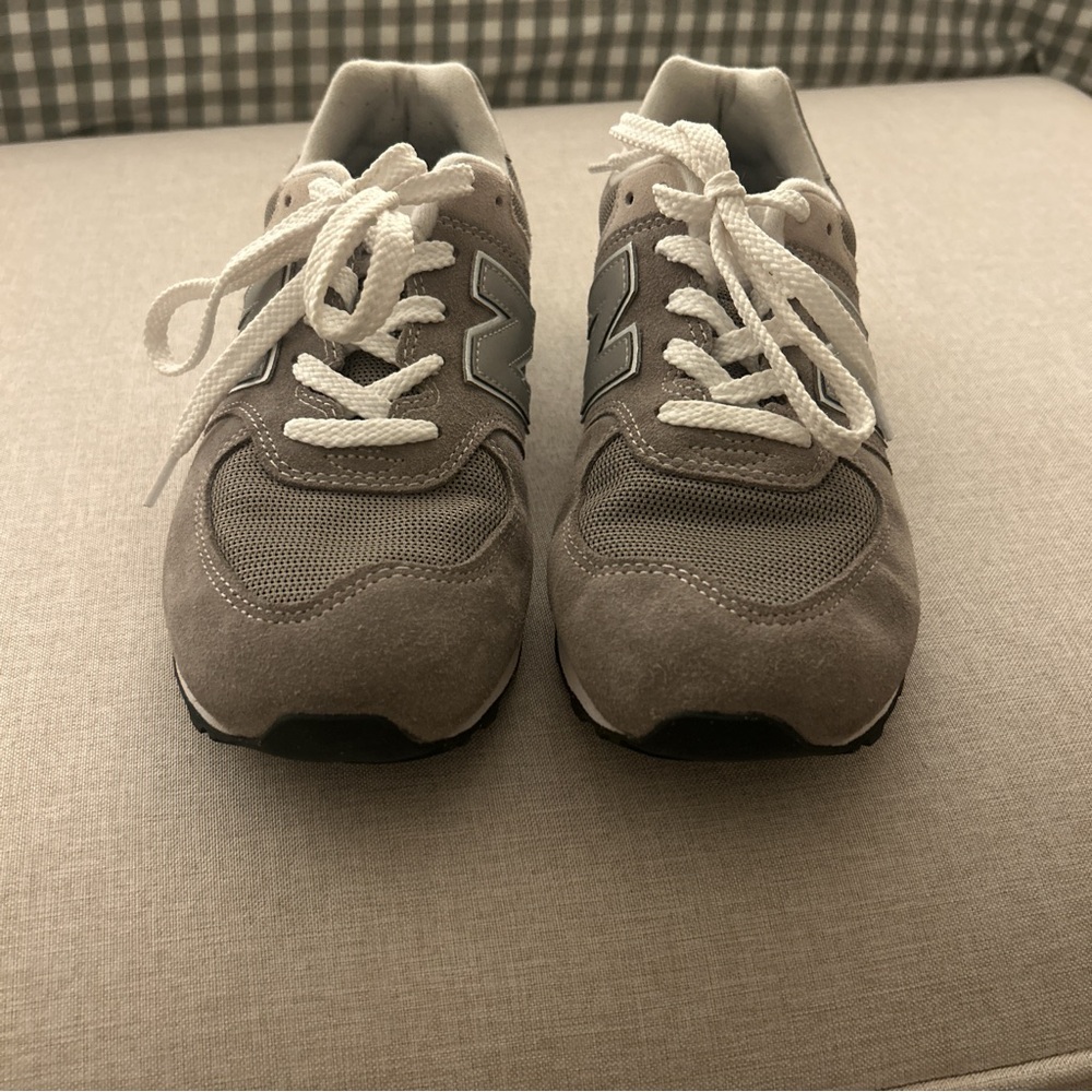 New Balance 574 Sneakers in Gray and White